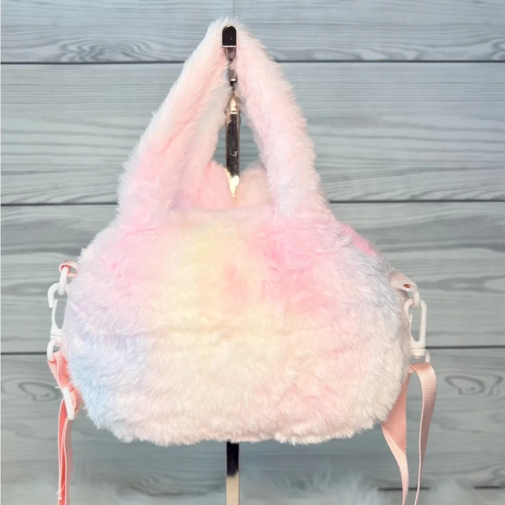 Cute Pastel Labubu Plush Crossbody‎ Bag